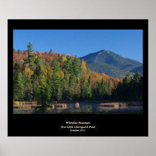 Whiteface Mountain over Little Cherrypatch Pond Poster