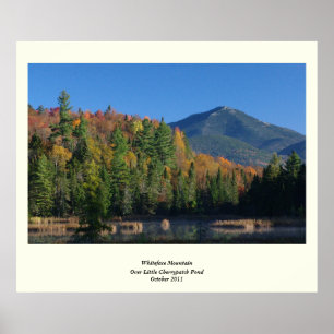 Whiteface Mountain over Little Cherrypatch Pond Poster