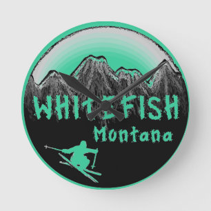 Whitefish Montana artistic skier Round Clock