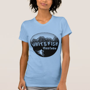Whitefish Montana artistic skier T-Shirt
