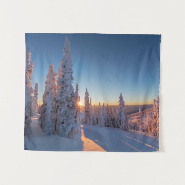 Whitefish, Montana Tapestry (Front (Horizontal))