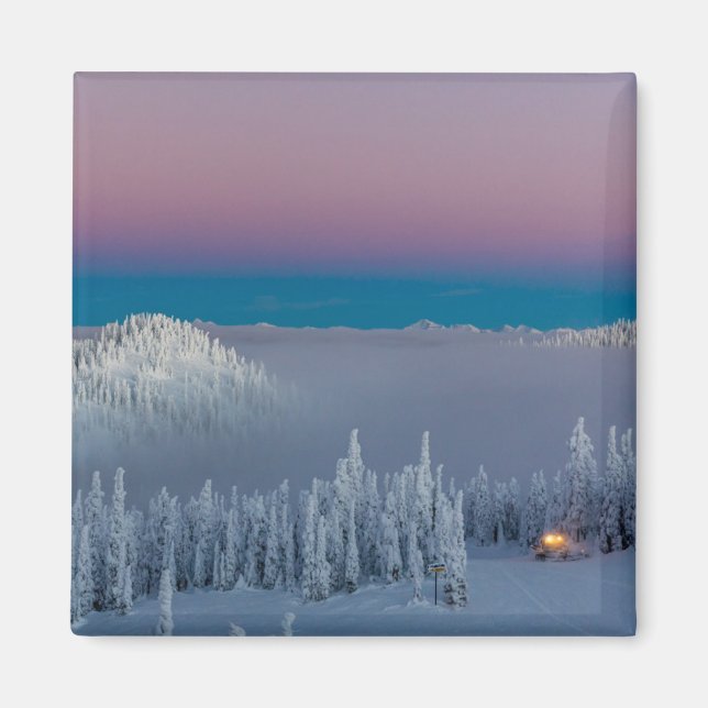 Whitefish Mountain Resort in Whitefish, Montana Magnet (Front)