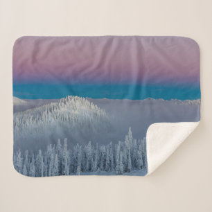 Whitefish Mountain Resort in Whitefish, Montana Sherpa Blanket