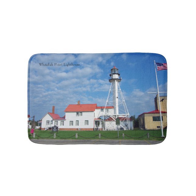 Whitefish Point Lighthouse bathmat (Front)