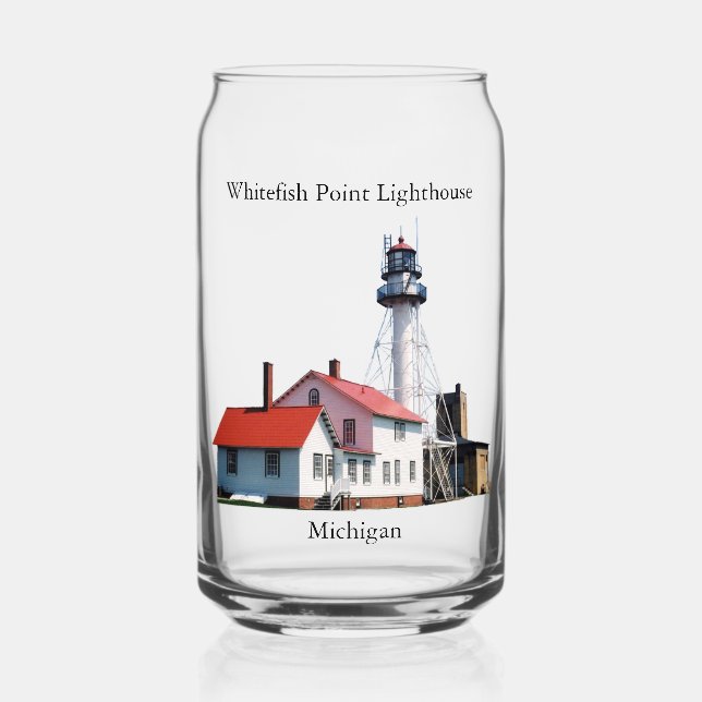 Whitefish Point Lighthouse can glass (Front)