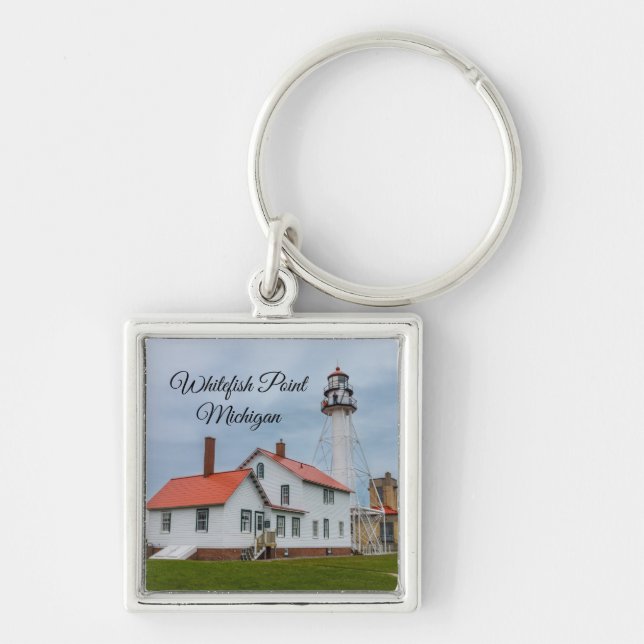 Whitefish Point Lighthouse Keychain (Front)