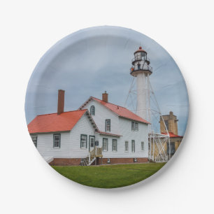 Whitefish Point Lighthouse Paper Plate