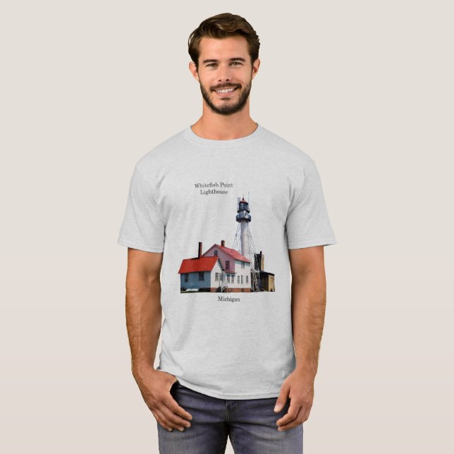 Whitefish Point Lighthouse shirt light (Front Full)