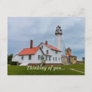 Whitefish Point Lighthouse Thinking Of You Postcard