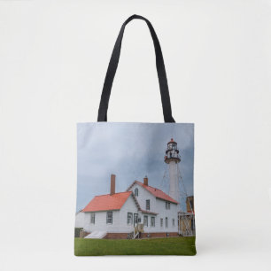 Whitefish Point Lighthouse Tote Bag