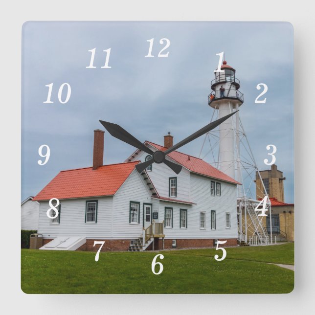 Whitefish Point Lighthouse Wall Clock (Front)