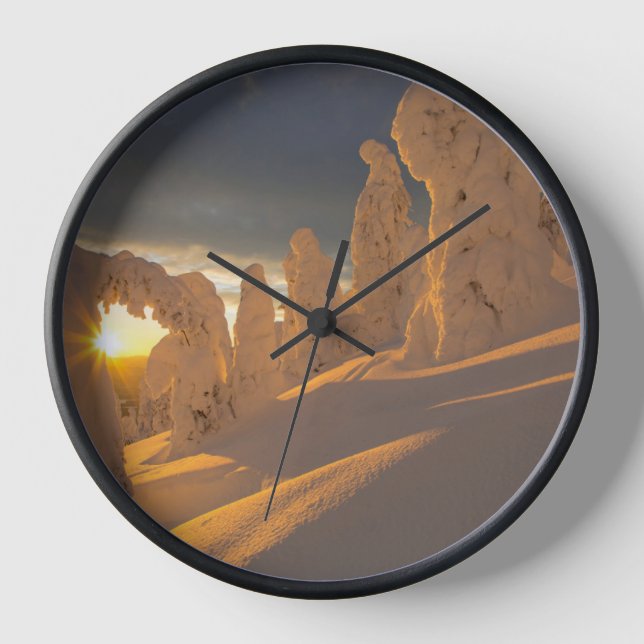 Whitefish Range | Whitefish, Montana Clock (Front)