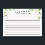 WhiteFloral Advice Cards, prayers, wishes<br><div class="desc">White Beautiful Floral Advice Cards</div>