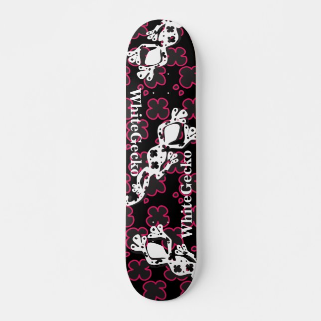 WhiteGecko 1 Skateboard (Front)