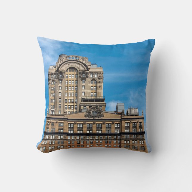 Whitehall Building New York City Throw Pillow (Front)