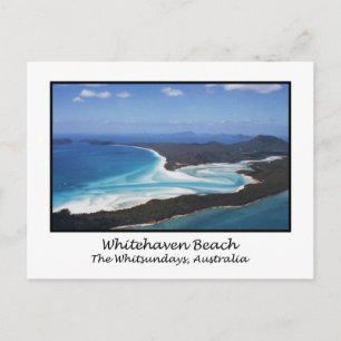 Whitehaven Beach, The Whitsundays, Australia Postcard