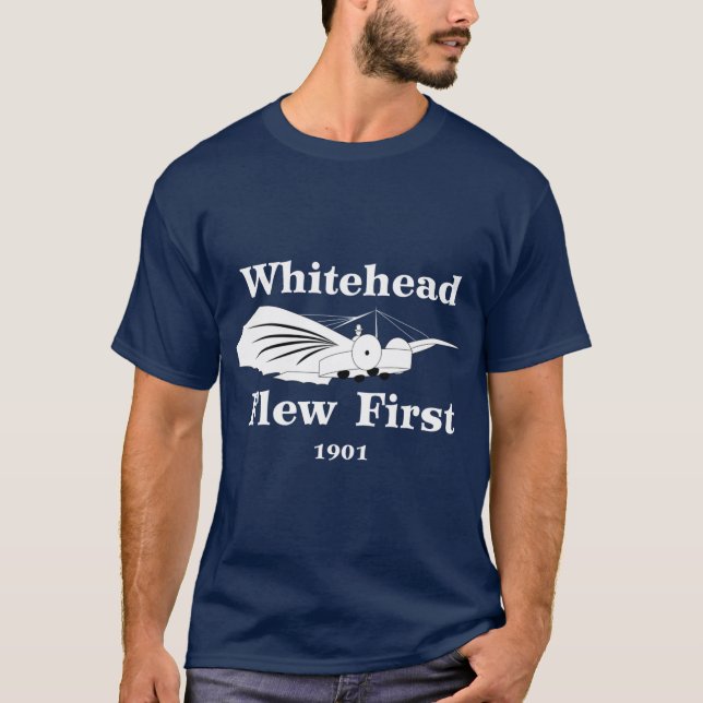 Whitehead Flew First T-Shirt (Front)