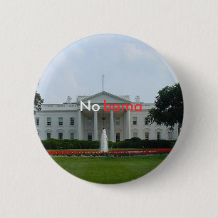 whitehouse_front, No , bama 2 Inch Round Button