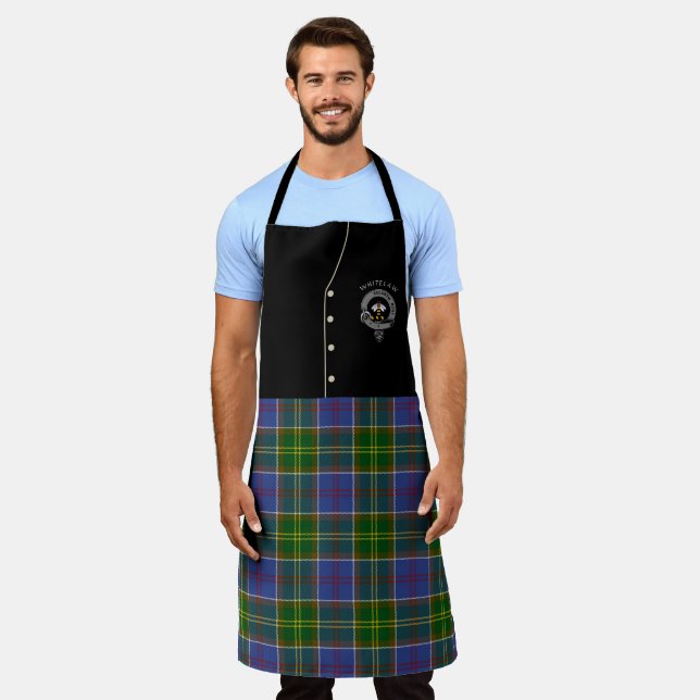Whitelaw Clan Badge & Tartan Kilt Apron (Worn)