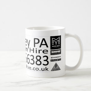 Whiteley PA Hire Mug
