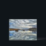 Whiteshell Autumn Reflection Postcard<br><div class="desc">A Photographic Moments Design featuring a crystal clear reflection of an autumn sky over the Whiteshell River in Whiteshell Park, Manitoba. The beauty of this image is enhanced with HDR treatment to bring out the stunning detail of this landscape capture. Share the memory of your travels to this wonder-filled paradise...</div>