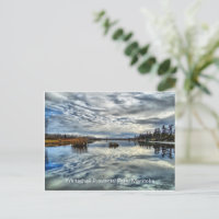 Whiteshell Autumn Reflection Postcard
