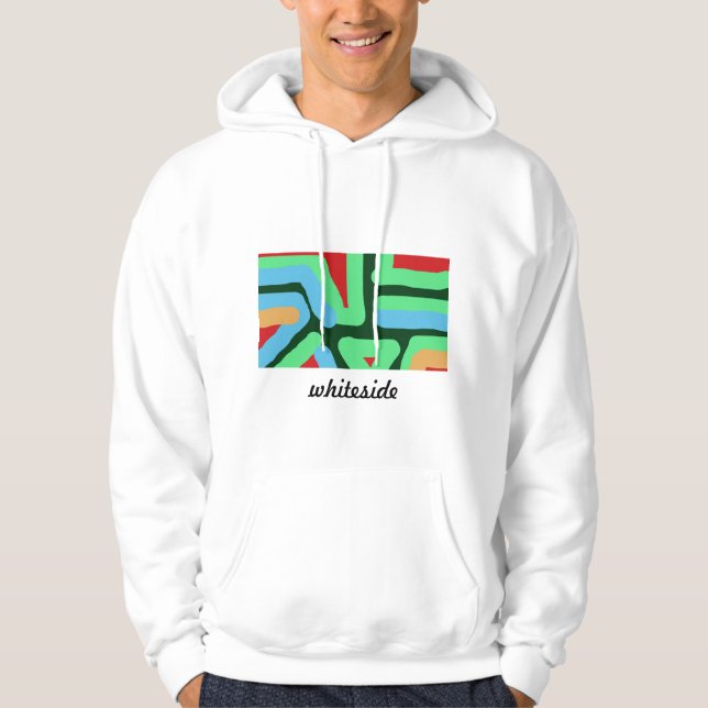whiteside abstract hoodie (Front)