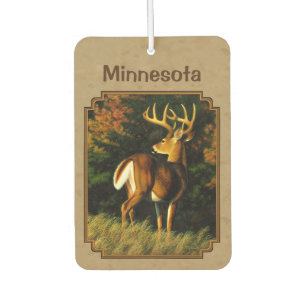 Whitetail Buck Deer Hunting Tan Car Air Freshener