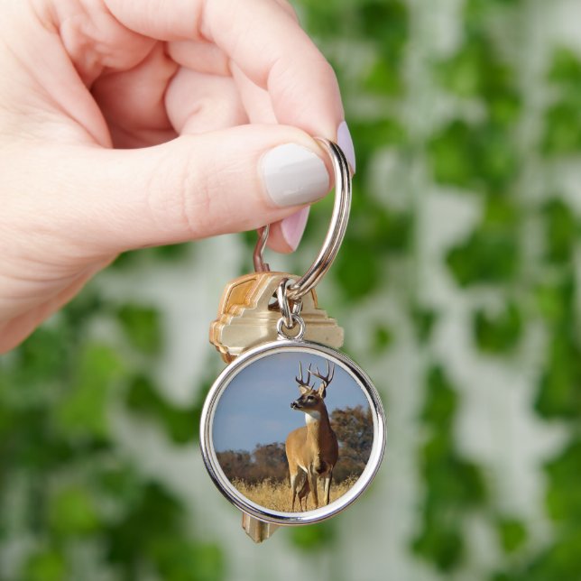 Whitetail Buck Key Chain (Hand)