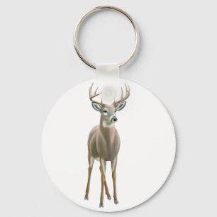Whitetail Buck Keychain