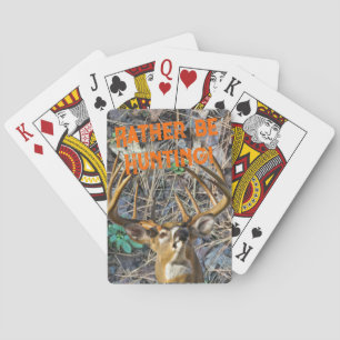 Whitetail Buck Playing Cards, Deer Hunting Playing Cards