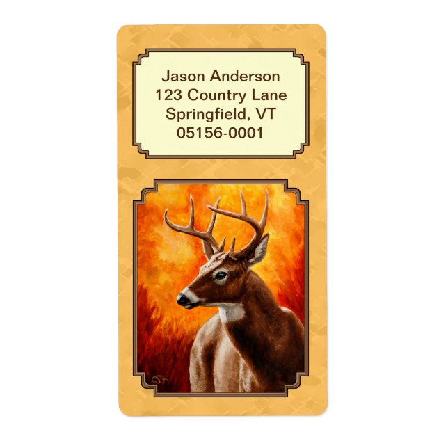 Whitetail Deer Autumn (Devant)