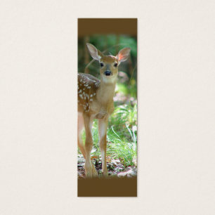 Whitetail Deer Fawn Mini Bookmark /