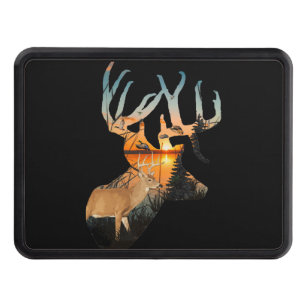 Whitetail Deer Hunting Trailer Hitch Cover