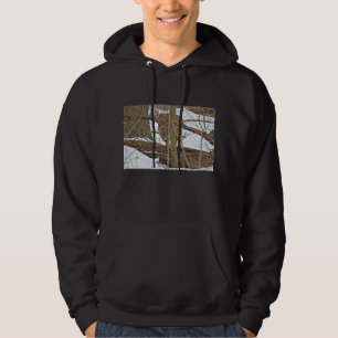 Whitetail Deer In Snow Hoodie
