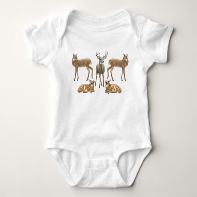 Whitetail Deer Infant Creeper (Front)