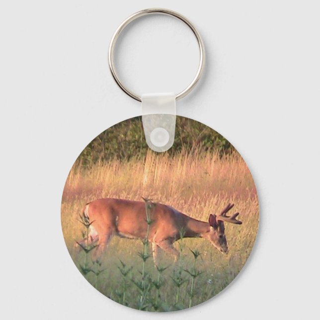 Whitetail Deer Keychain (Front)