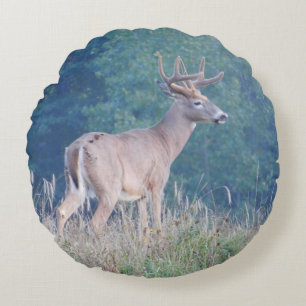 Whitetail Deer Meadow (Profile) Pillow