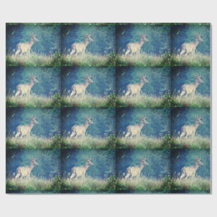 Whitetail Deer Summer Wrapping Paper
