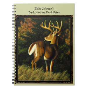 Whitetail Deer Trophy Buck Hunting Notebook