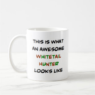 whitetail hunter, awesome coffee mug