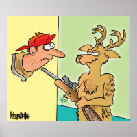 Whitetail Revenge deer hunting cartoon