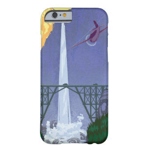 Whitewall Falls Illustration Barely There iPhone 6 Case