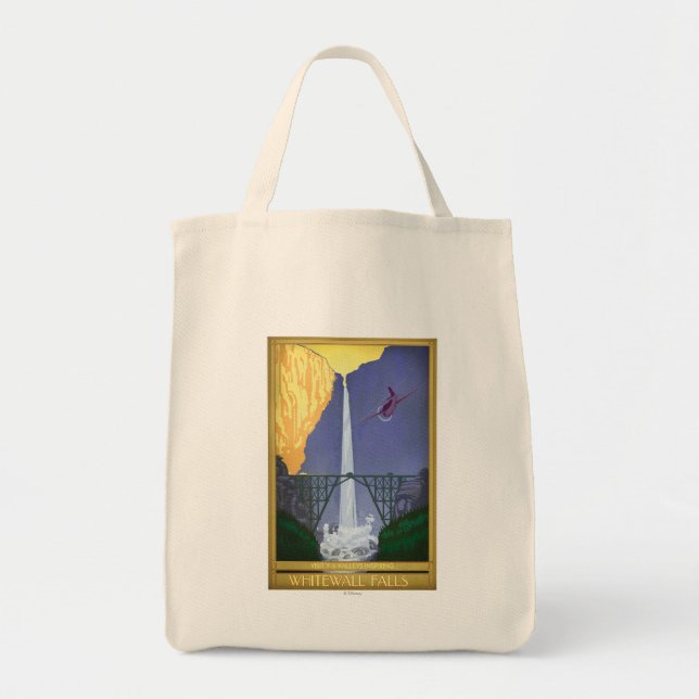 Whitewall Falls Illustration Tote Bag (Front)