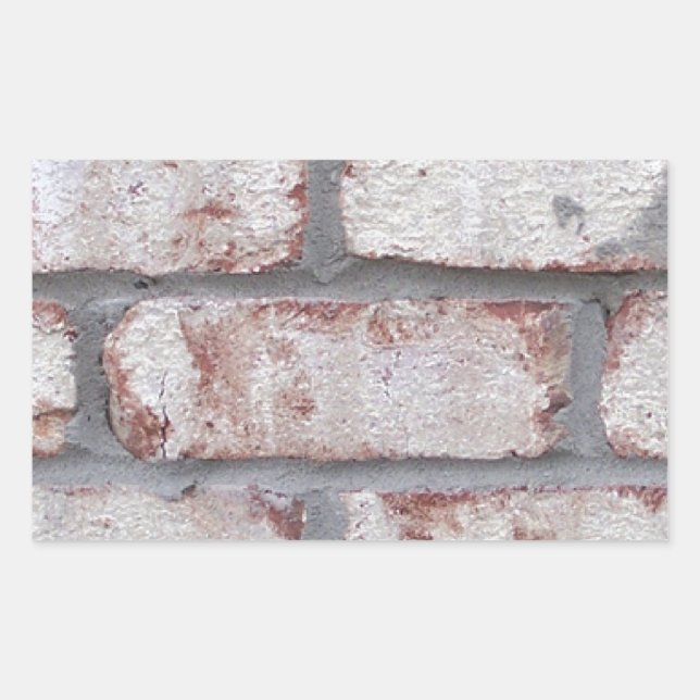 Whitewashed Brick Wall Sticker (Front)