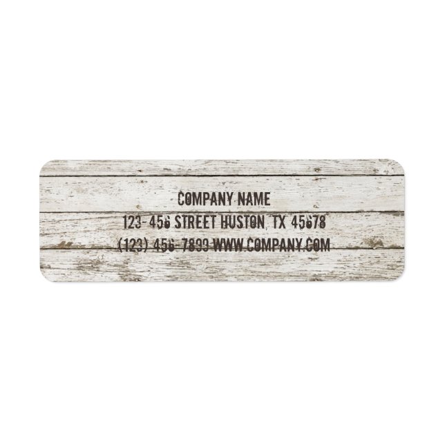 Whitewashed Wood Carpentry handyman construction (Front)