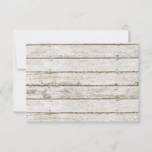 whitewashed wood pink rose french country wedding invitation