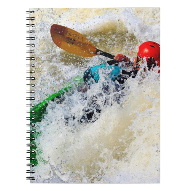 Whitewater Kayaking Carnet d'aventure (Devant)