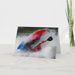 Whitewater Kayaking Greeting Card