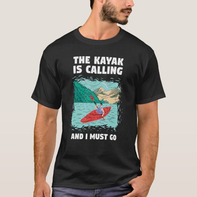 Whitewater Kayaking Is The Best Therapy T-Shirt (Front)